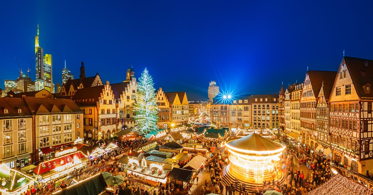 Christmas market in Frankfurt, Germany