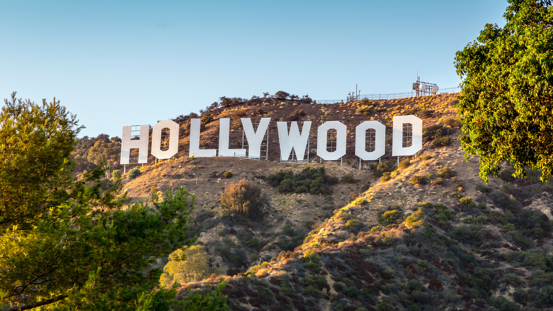 Destinations: The Famous Hollywood Sign in Los Angeles, California, USA, North America